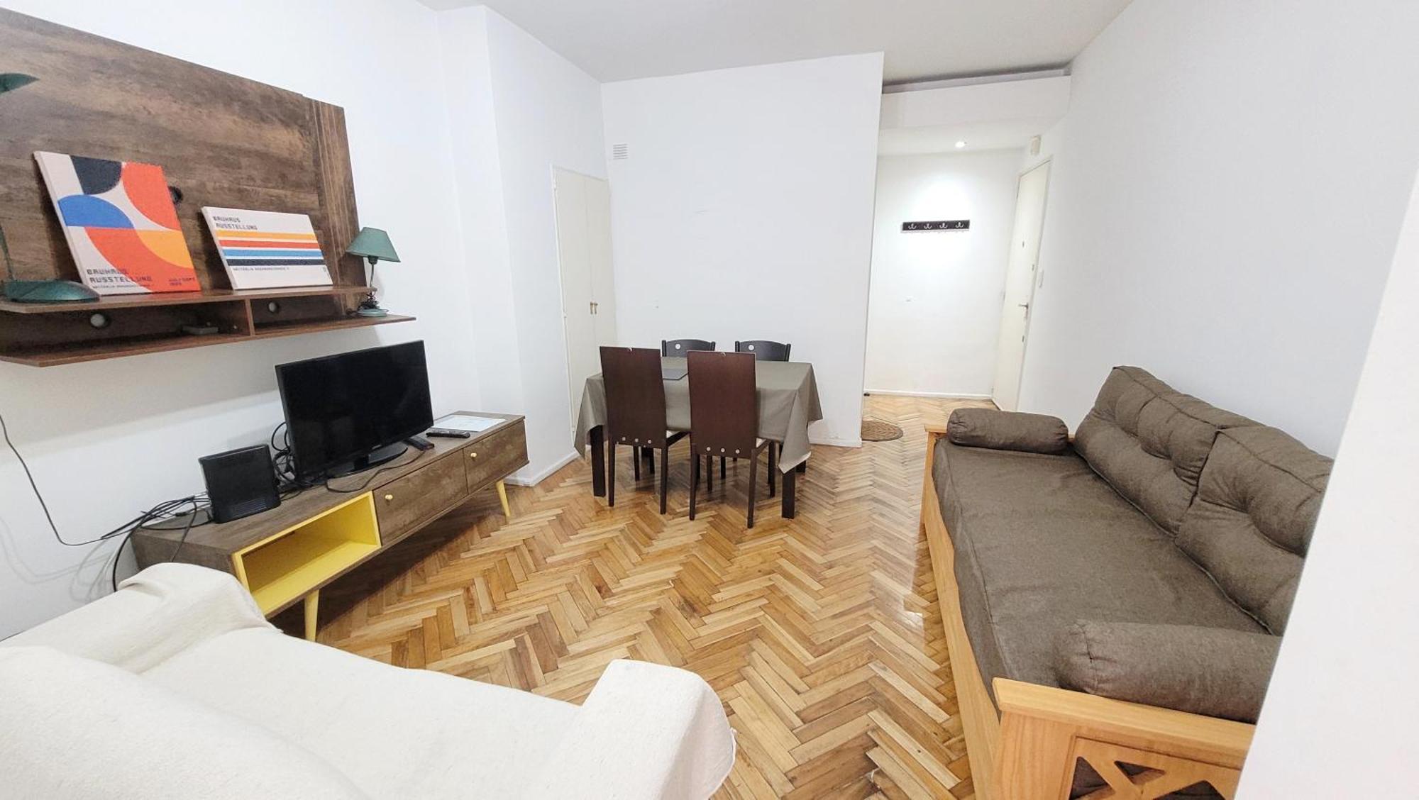 Apartment Luminoso, Muy Completo Y Bien Ubicado Departamento De 2 Ambientes - Limite De Retiro/recoleta